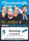 Wei&szlig;blaues Beffchen